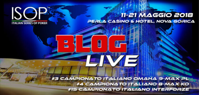 campionati italiani di poker 2018 blog live