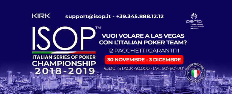 ISOP Championship 2018-2019 evento 3 - dal 30 novembre al 3 dicembre