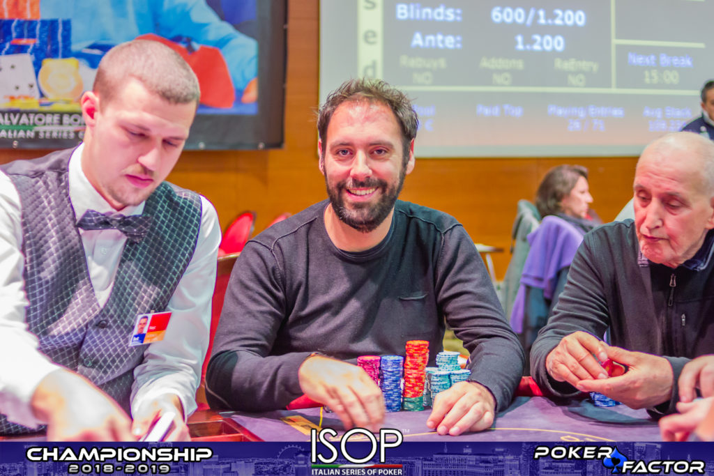 Denis Caretti isop championship 2018/2019 main event day1A chipleader