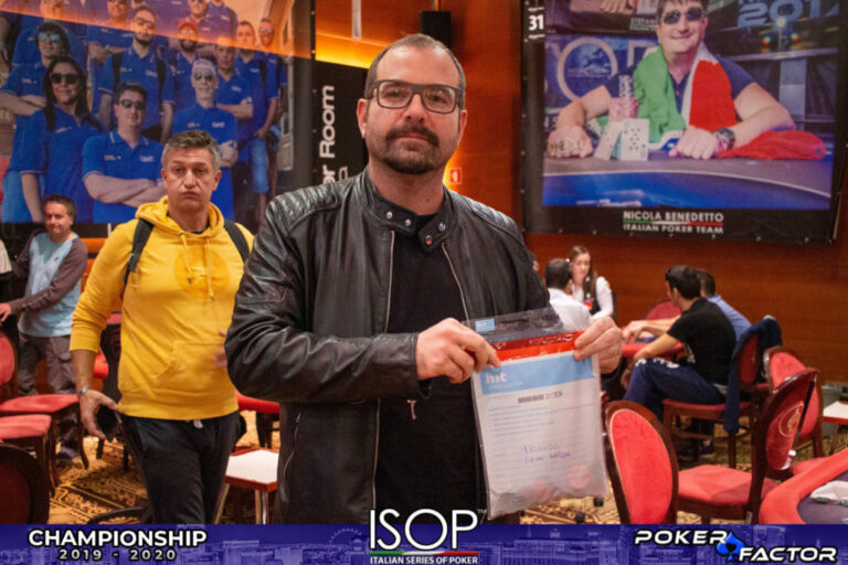 ISOP Championship Ottobre Main Event Gianni Cavallini