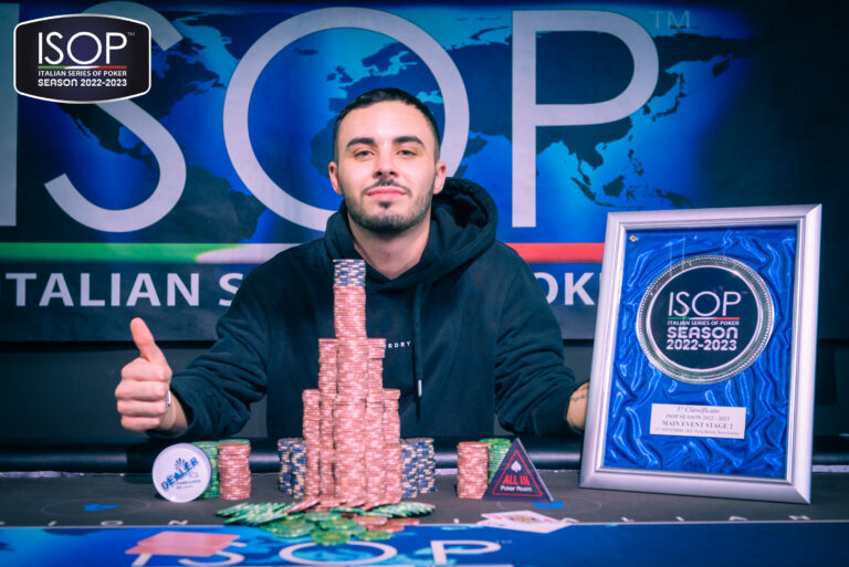 Amedeo Mutto ISOP Italian Series Of Poker 2022 2023